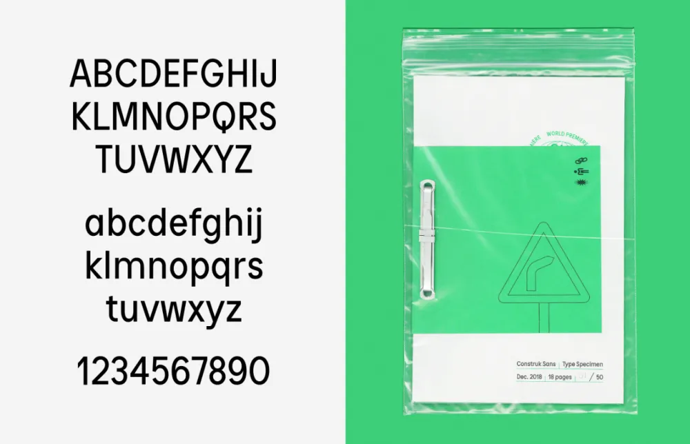 Ryan Hicks Construk Sans Type Specimen
